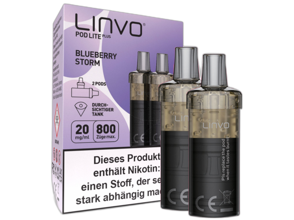 Linvo - Pod Lite Plus - 2ml Prefilled Cartridge (2 pieces)