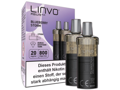 Linvo - Pod Lite Plus - 2ml Prefilled Cartridge (2 pieces)