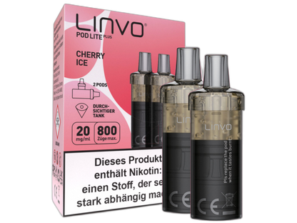 Linvo - Pod Lite Plus - 2ml Prefilled Cartridge (2 pieces)