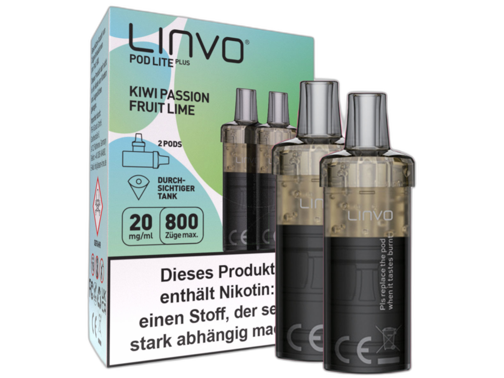 Linvo - Pod Lite Plus - 2ml Prefilled Cartridge (2 pieces)