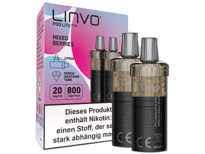 Linvo - Pod Lite Plus - 2ml Prefilled Cartridge (2 pieces)