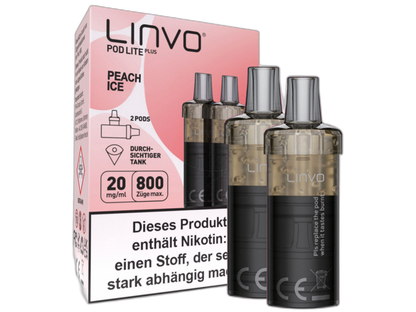 Linvo - Pod Lite Plus - 2ml Prefilled Cartridge (2 pieces)
