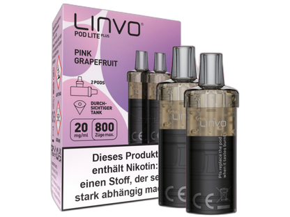 Linvo - Pod Lite Plus - 2ml Prefilled Cartridge (2 pieces)