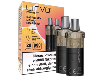 Linvo - Pod Lite Plus - 2ml Prefilled Cartridge (2 pieces)