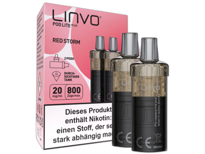 Linvo - Pod Lite Plus - 2ml Prefilled Cartridge (2 pieces)