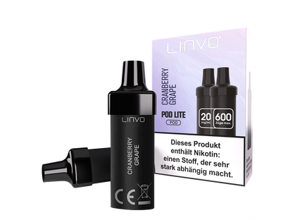 Linvo - Pod Lite - 2ml Prefilled Cartridge (2 Stück pro Packung)