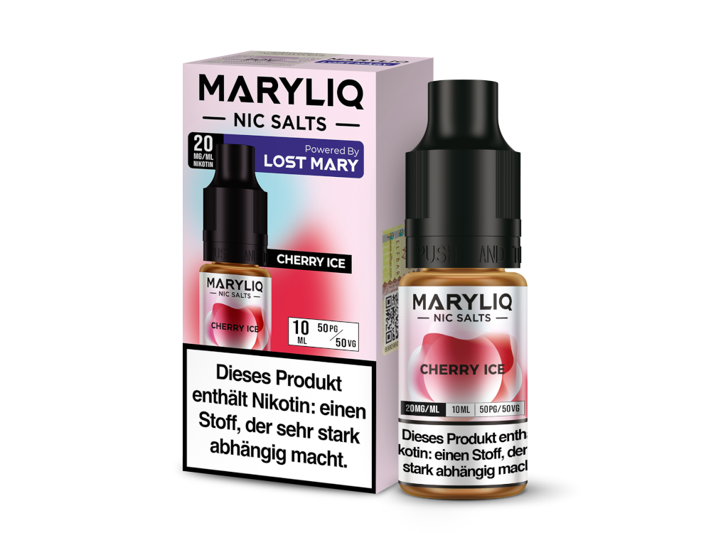 MARYLIQ - Cherry Ice - 10ml Fertigliquid (Nikotinsalz)