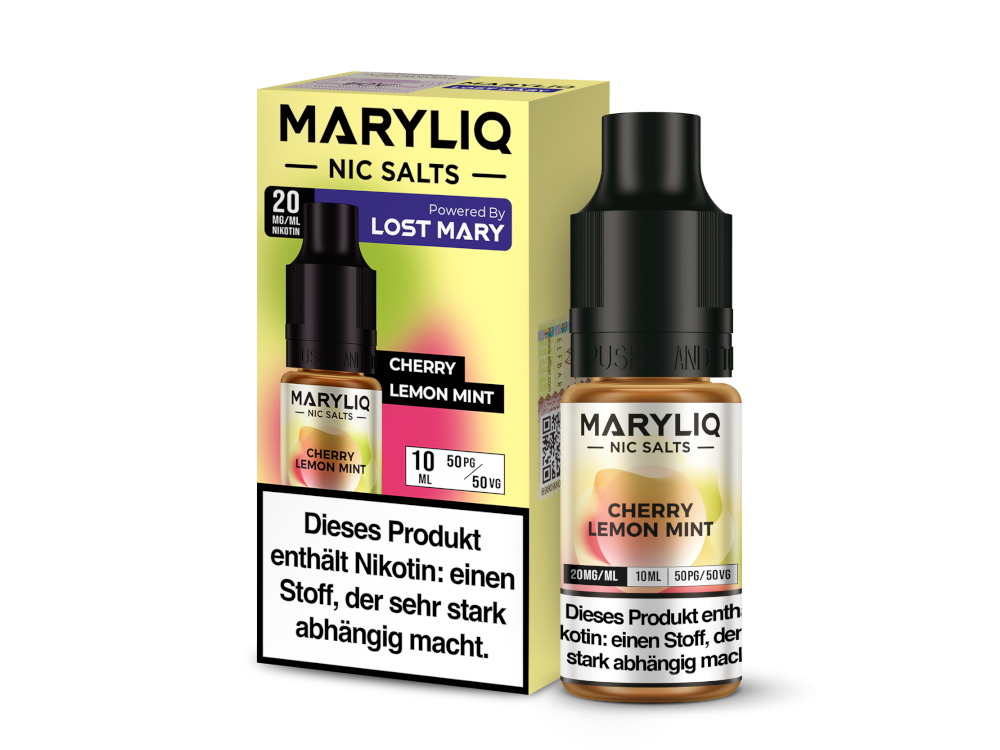 MARYLIQ - Cherry Lemon Mint - 10ml Fertigliquid (Nikotinsalz)