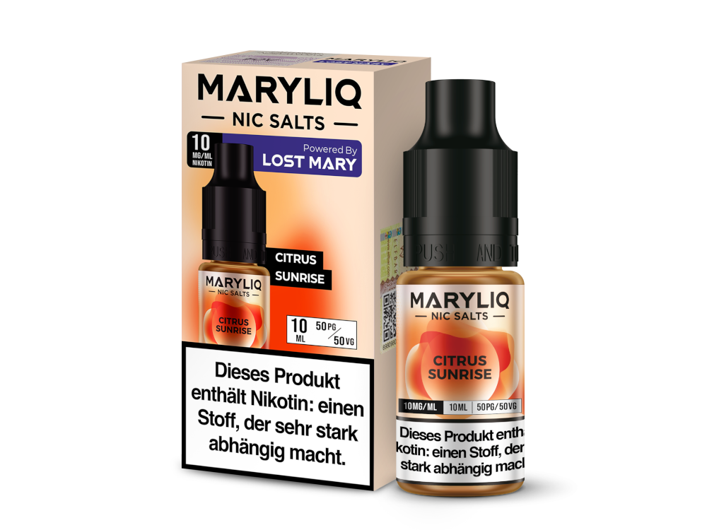 MARYLIQ - Citrus Sunrise - 10ml Fertigliquid (Nikotinsalz)