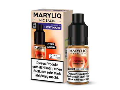 MARYLIQ - Citrus Sunrise - 10ml Fertigliquid (Nikotinsalz)