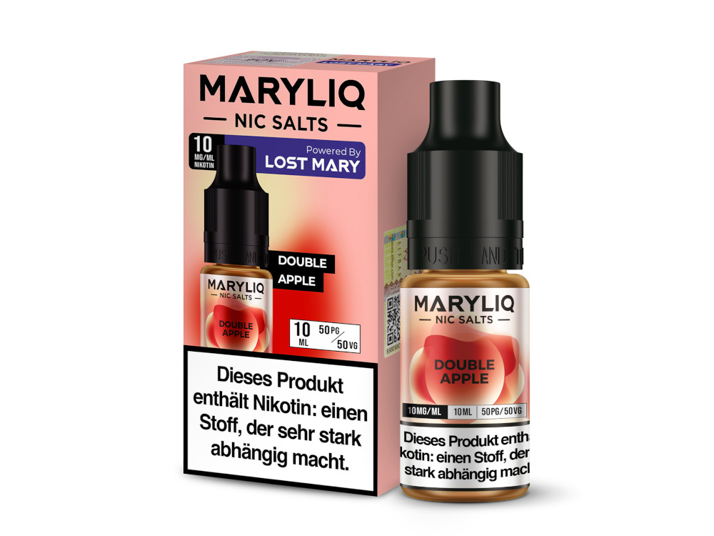 MARYLIQ - Double Apple - 10ml Fertigliquid (Nikotinsalz)