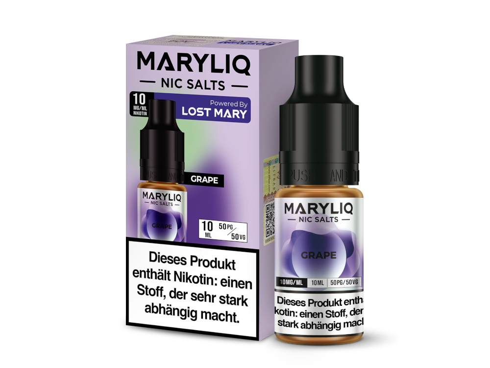 MARYLIQ - Grape - 10ml Fertigliquid (Nikotinsalz)