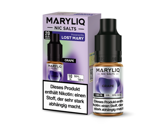 MARYLIQ - Grape - 10ml Fertigliquid (Nikotinsalz)