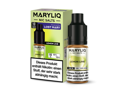 MARYLIQ - Lemon Lime - 10ml Fertigliquid (Nikotinsalz)