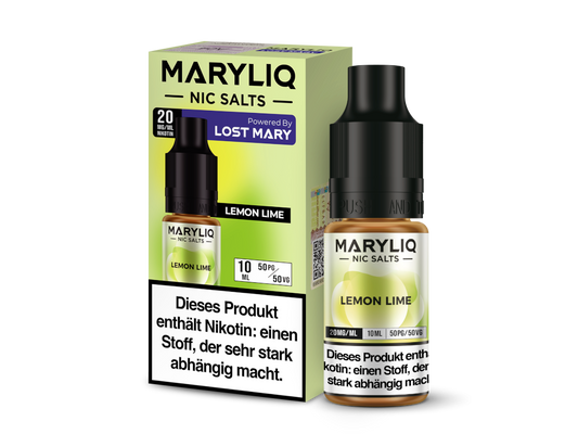 MARYLIQ - Lemon Lime - 10ml Fertigliquid (Nikotinsalz)