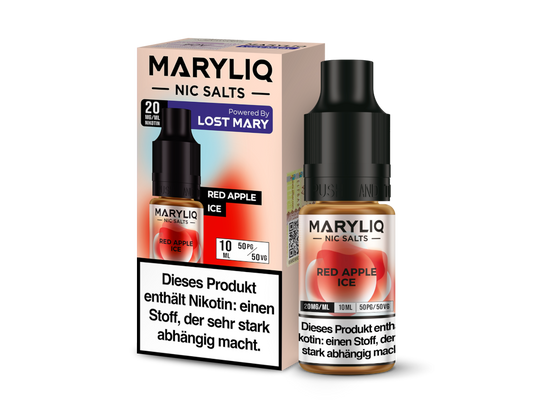 MARYLIQ - Red Apple Ice - 10ml Fertigliquid (Nikotinsalz)