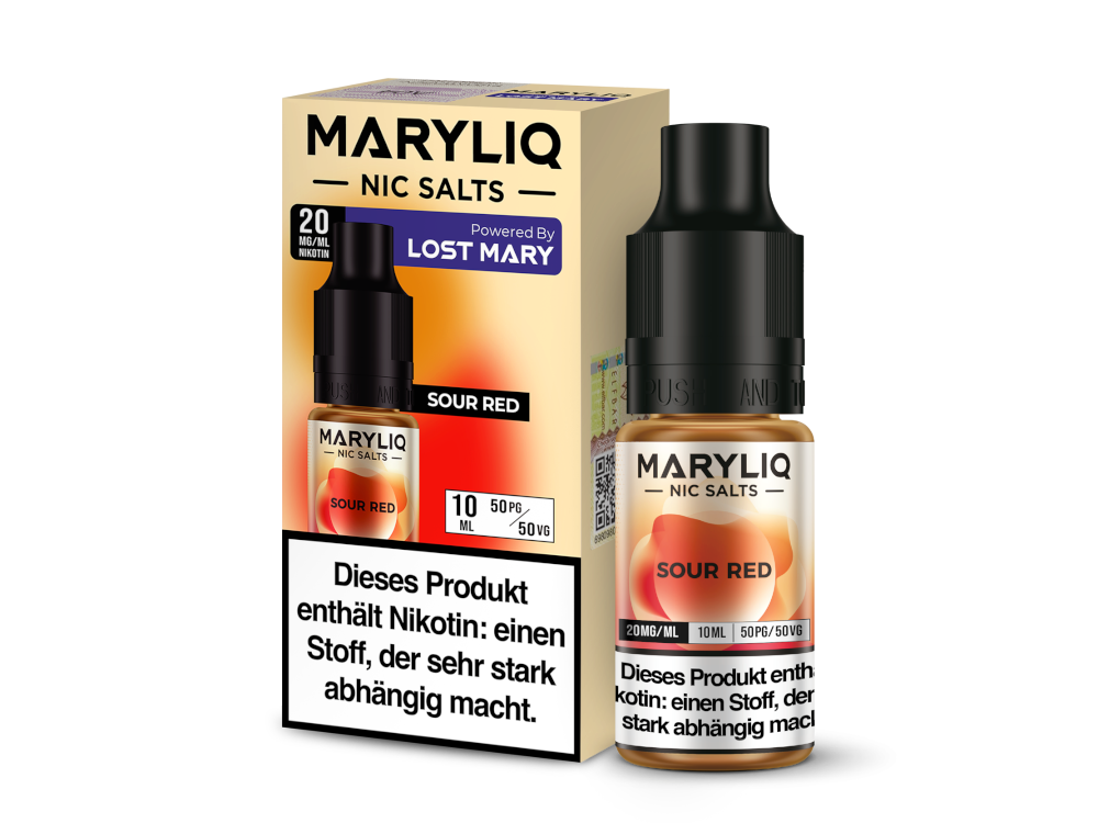 MARYLIQ - Sour Red - 10ml Fertigliquid (Nikotinsalz)