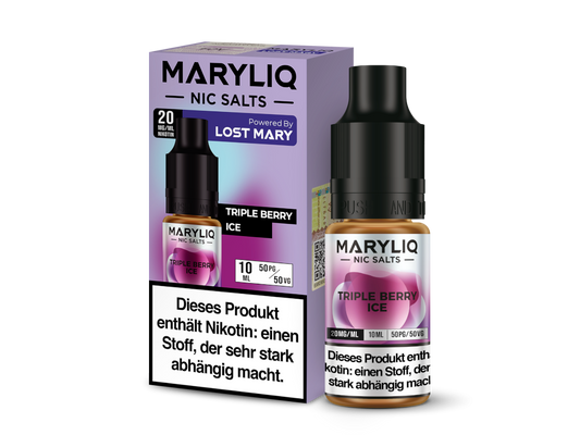 MARYLIQ - Triple Berry Ice - 10ml Fertigliquid (Nikotinsalz)