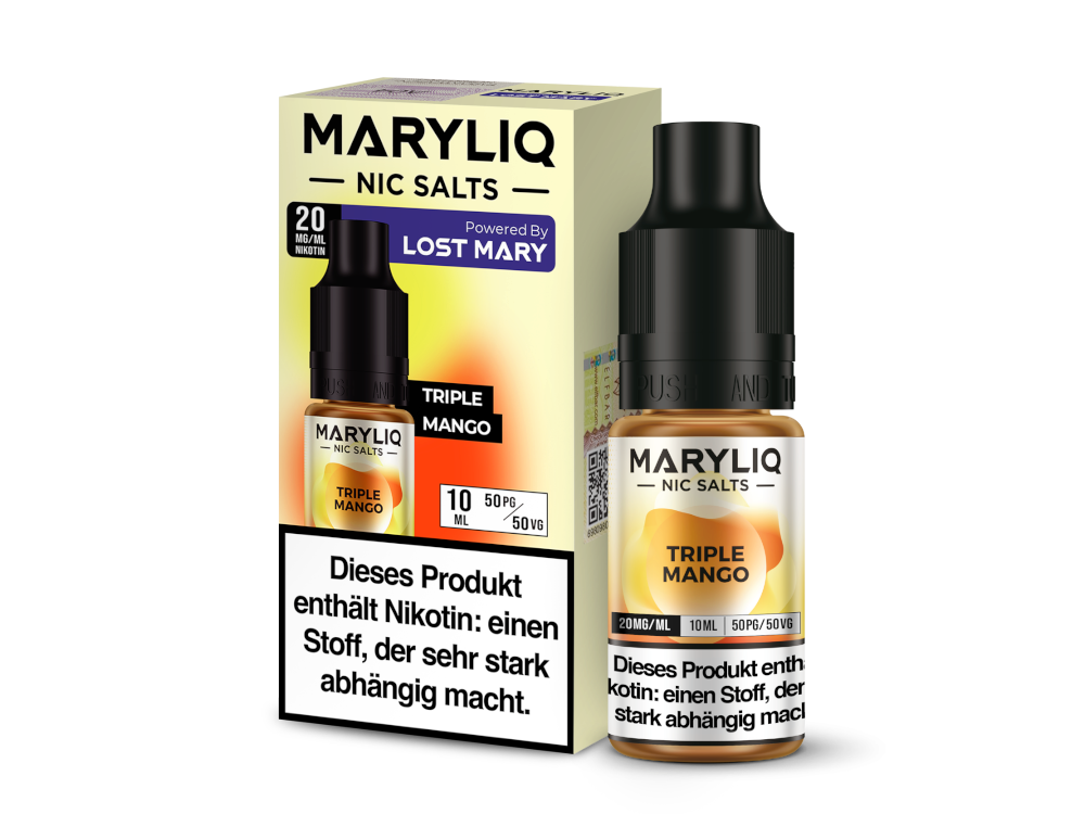 MARYLIQ - Triple Mango - 10ml Fertigliquid (Nikotinsalz)