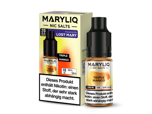 MARYLIQ - Triple Mango - 10ml Fertigliquid (Nikotinsalz)