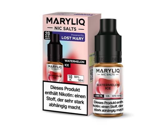 MARYLIQ - Watermelon Ice - 10ml Fertigliquid (Nikotinsalz)