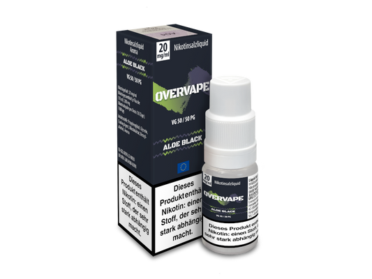 Overvape - Aloe Black - 10ml Fertigliquid (Nikotinsalz)