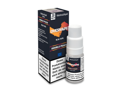 Overvape - Double Peach - 10ml Fertigliquid (Nikotinsalz)