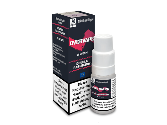 Overvape - Double Raspberry - 10ml Fertigliquid (Nikotinsalz)