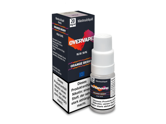 Overvape - Orange Berry - 10ml Fertigliquid (Nikotinsalz)