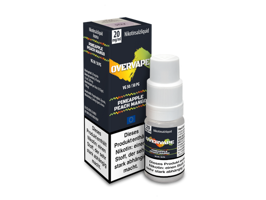 Overvape - Pineapple Peach Mango - 10ml Fertigliquid (Nikotinsalz)