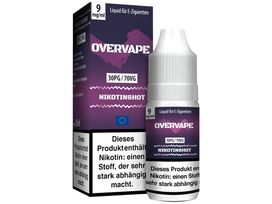 Overvape - Nikotin Shot - 10ml (30PG/70VG)