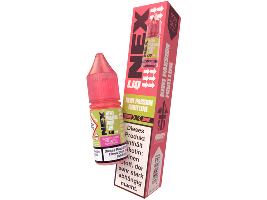 Pod Salt - NexLiq - Kiwi Passionfruit Lime - 10ml Fertigliquid (Nikotinfrei/Nikotinsalz)