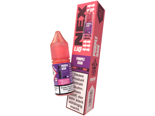 Pod Salt - NexLiq - Purple Rain - 10ml Fertigliquid (Nikotinfrei/Nikotinsalz)