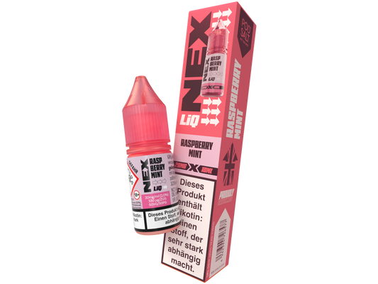 Pod Salt - NexLiq - Raspberry Mint - 10ml Fertigliquid (Nikotinfrei/Nikotinsalz)