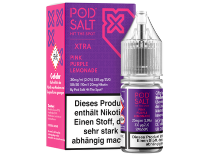 Pod Salt X - Pink Purple Lemonade - 10ml Fertigliquid (Nikotinsalz)