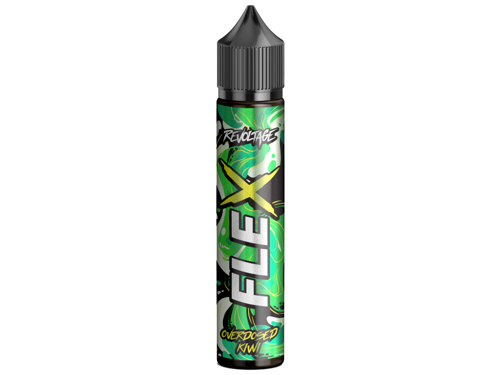Revoltage - FLEX - Overdosed Kiwi - Longfill Aroma 10ml (75ml Flasche)