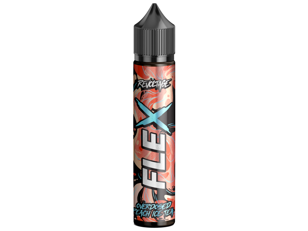 Revoltage - FLEX - Overdosed Peach Ice Tea - Longfill Aroma 10ml (75ml Flasche)