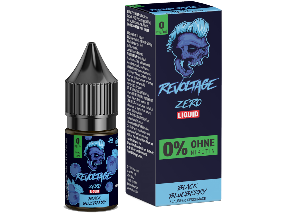 Revoltage - Tobacco Gold - Black Blueberry - 10ml Fertigliquid (Nikotinfrei)