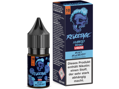 Revoltage - Tobacco Gold - Black Blueberry - 10ml Fertigliquid (Hybrid Nikotinsalz)