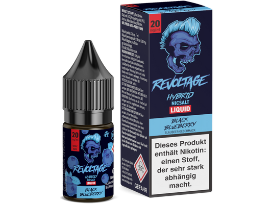 Revoltage - Tobacco Gold - Black Blueberry - 10ml Fertigliquid (Hybrid Nikotinsalz)