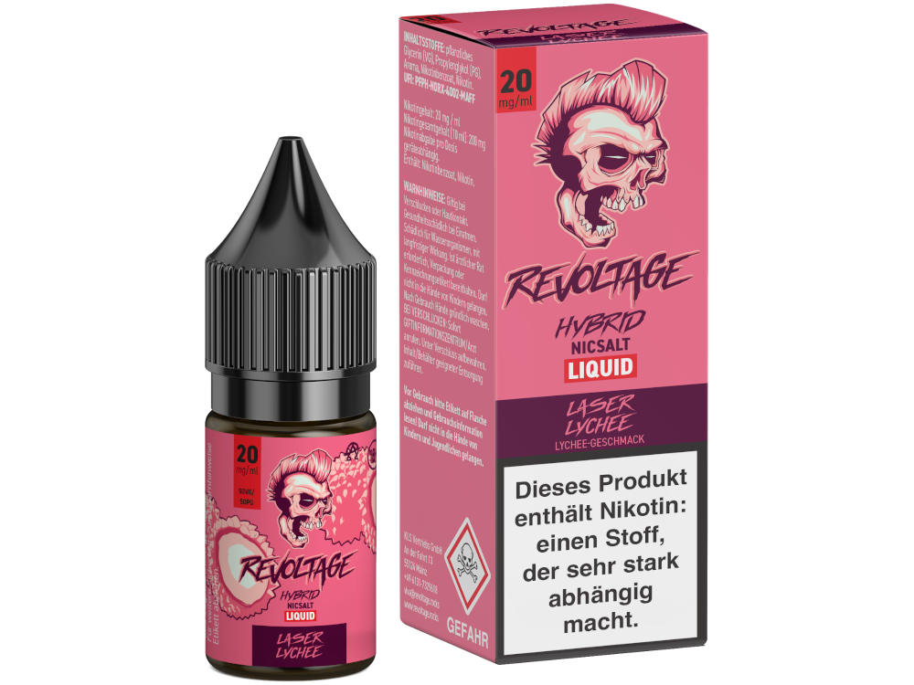 Revoltage - Laser Lychee - 10ml Ready-to-Equip (Hybrid Nicotine Salt)