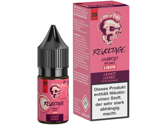 Revoltage - Laser Lychee - 10ml Fertigliquid (Hybrid Nikotinsalz)