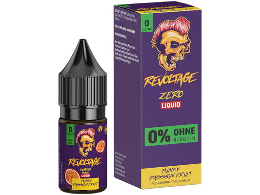 Revoltage - Punky Passion Fruit - 10ml Fertigliquid (Nikotinfrei)