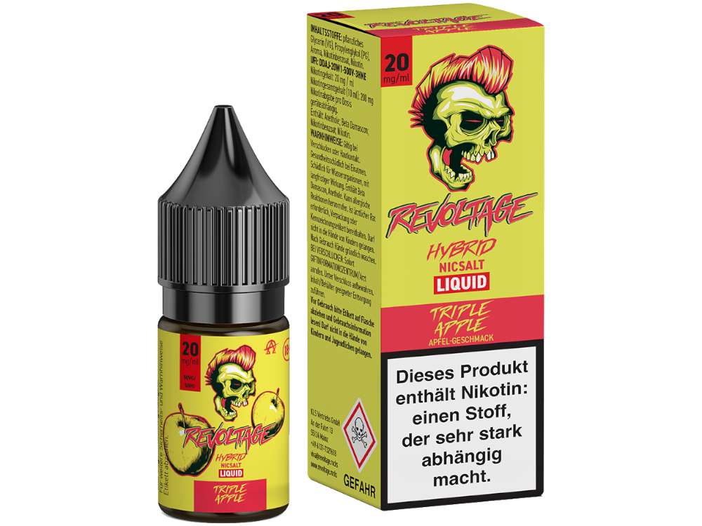 Revoltage - Triple Apple - 10ml Ready-to-Equip (Hybrid Nicotine Salt)
