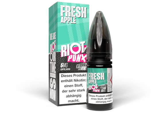 Riot Squad - PUNX - Fresh Apple - 10ml Fertigliquid (Hybrid Nikotinsalz)