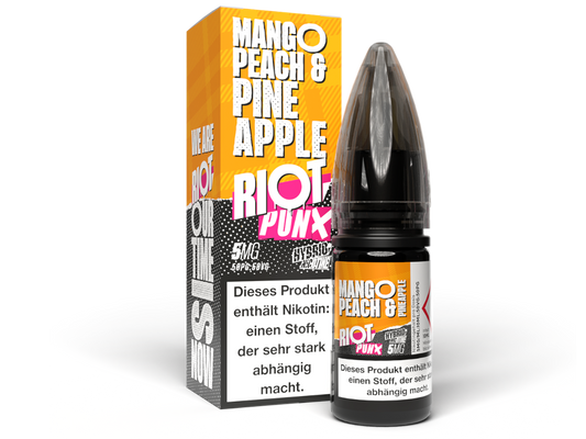 Riot Squad - PUNX - Mango, Peach & Pineapple - 10ml Fertigliquid (Hybrid Nikotinsalz)