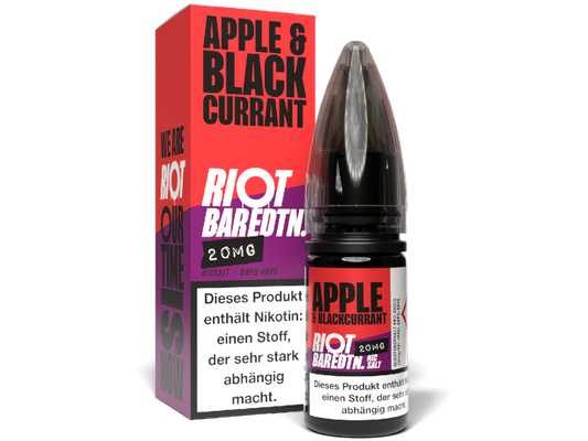 Riot Squad - BAR EDTN. - Apple Blackcurrant - 10ml Fertigliquid (Nikotinsalz)