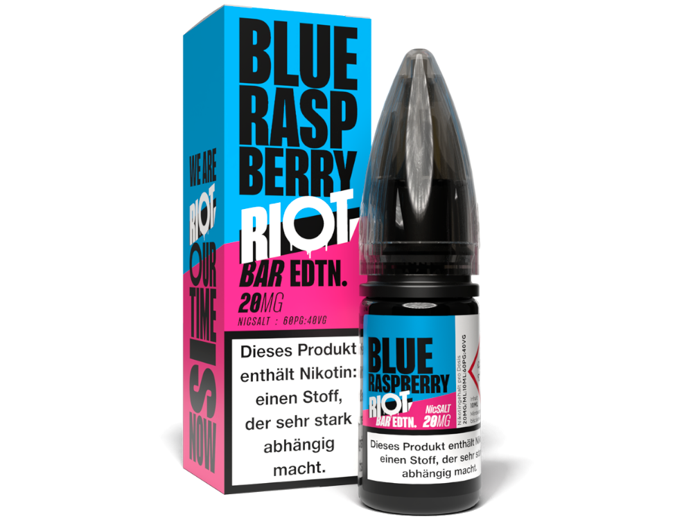 Riot Squad - BAR EDTN. - Blue Raspberry - 10ml ready-made liquid (nicotine salt)