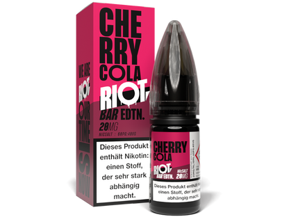 Riot Squad - BAR EDTN. - Cherry Cola - 10ml Fertigliquid (Nikotinsalz)