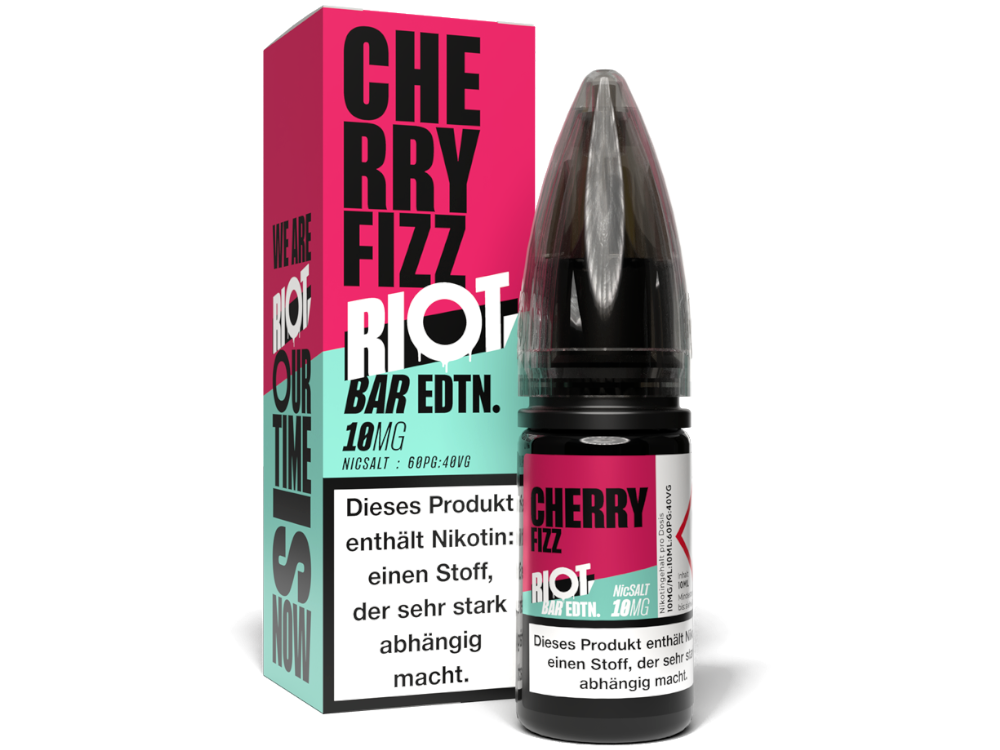 Riot Squad - BAR EDTN. - Cherry Fizz - 10ml Fertigliquid (Nikotinsalz)